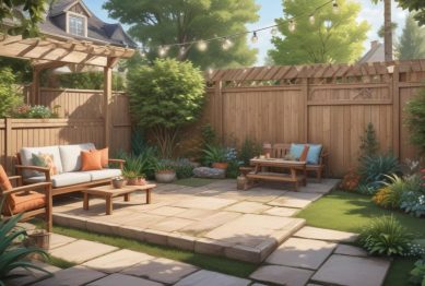 backyard space transformation ideas