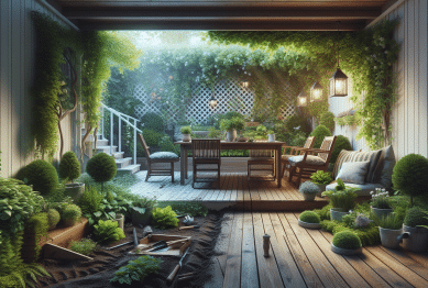 small garden space transformation